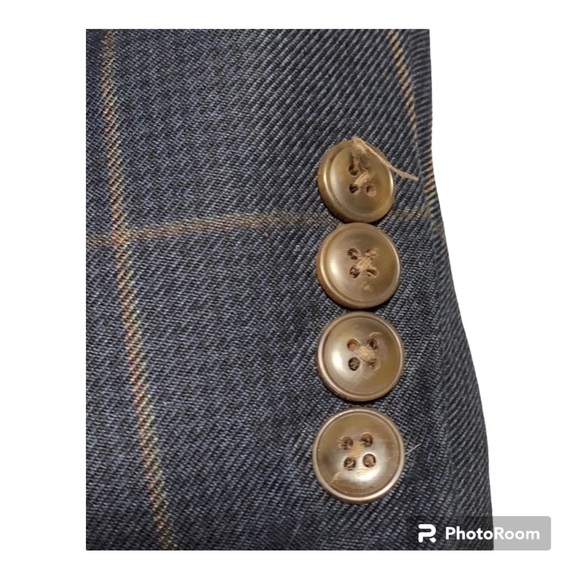 🎈HOST PICK 🎈| Haggar | Mens Blazer | Blue & Gold | Size 46 - Picture 6 of 6